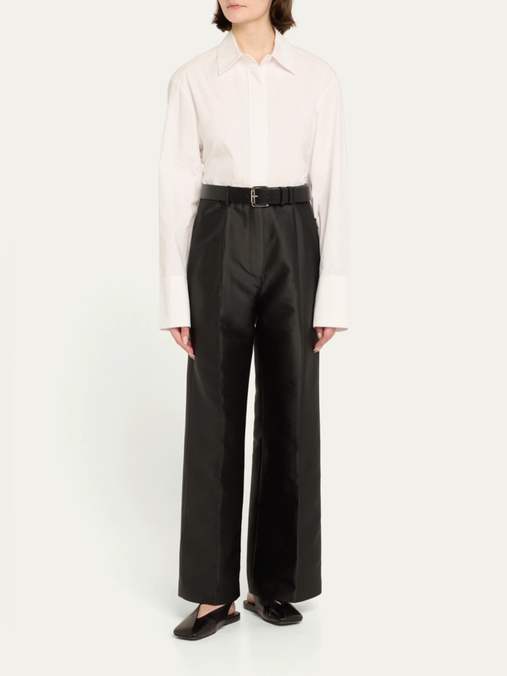 Courtney Zheng 100% Silk Dupion Pants